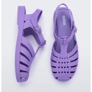 Mini Melissa Mel Possession Sandals in Lilac Size 2 girls      BRAND NEW IN BOX!